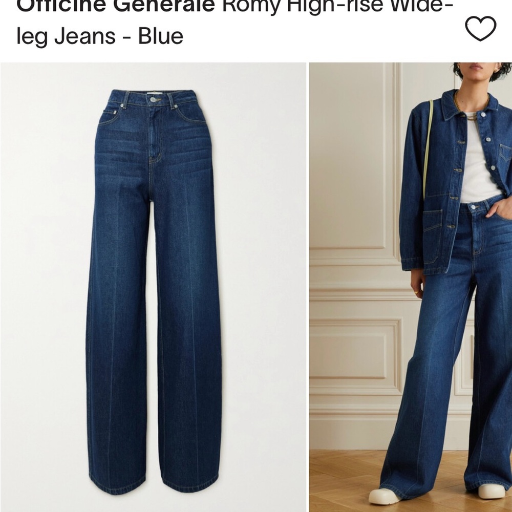 Officine Generale Romy High Rise Jeans